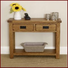 Bộ Bàn Trang Điểm Console Gỗ Sồi Mỹ