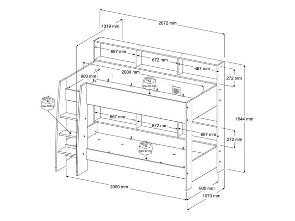 Giường Tầng PEPPA