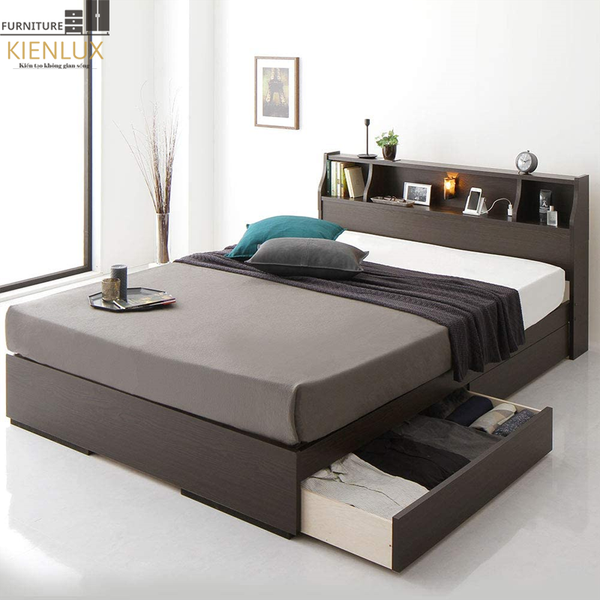 Giường Ngủ Gỗ Công Nghiệp Cao Cấp GN-09T