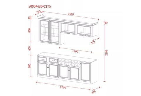 Combo 2 Tủ Đựng Đồ Phòng Bếp Cao Cấp TB-02