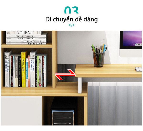 Bàn Học Sinh Tích Hợp Kệ Sách Và Ngăn Kéo BH-Z101