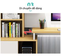 Bàn Học Sinh Tích Hợp Kệ Sách Và Ngăn Kéo BH-Z101