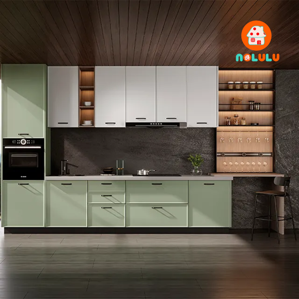 Mẫu tủ bếp cao và hiện đại Nolulu - PB018