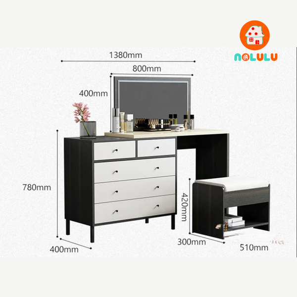 Bàn Trang Điểm Hiện Đại NOLULU - TD007