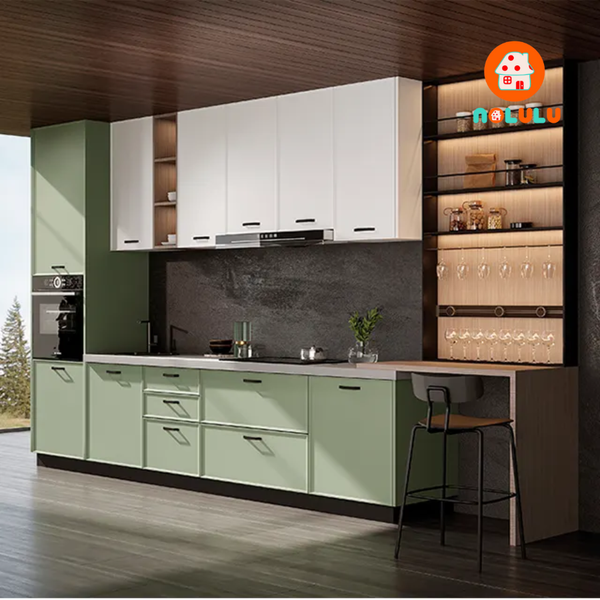 Mẫu tủ bếp cao và hiện đại Nolulu - PB018