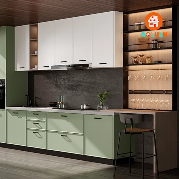 Mẫu tủ bếp cao và hiện đại Nolulu - PB018