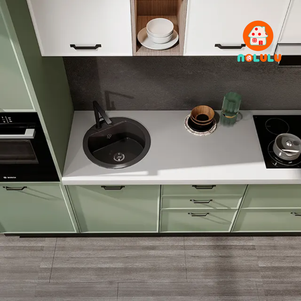 Mẫu tủ bếp cao và hiện đại Nolulu - PB018