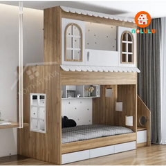 Giường tầng trẻ em hình ngôi nhà Nolulu - GT008