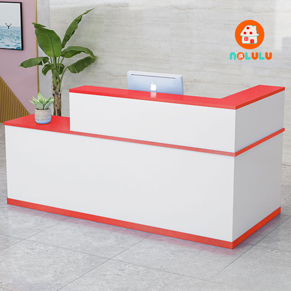 Quầy lễ tân hiện đại cho văn phòng Nolulu - QLT01