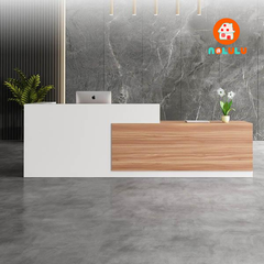 Quầy lễ tân hiện đại cho văn phòng Nolulu - QLT10