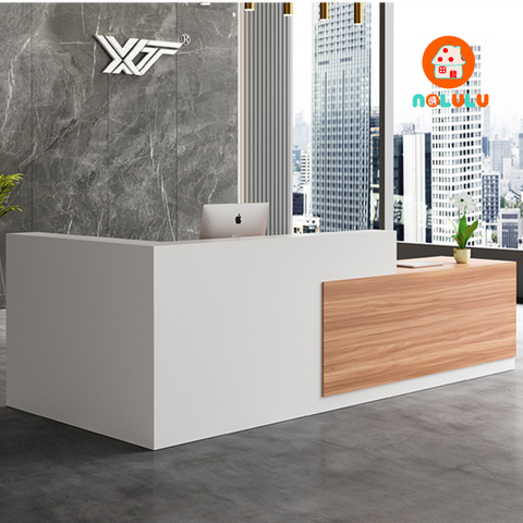 Quầy lễ tân hiện đại cho văn phòng Nolulu - QLT10