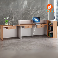 Quầy lễ tân hiện đại cho văn phòng Nolulu - QLT10