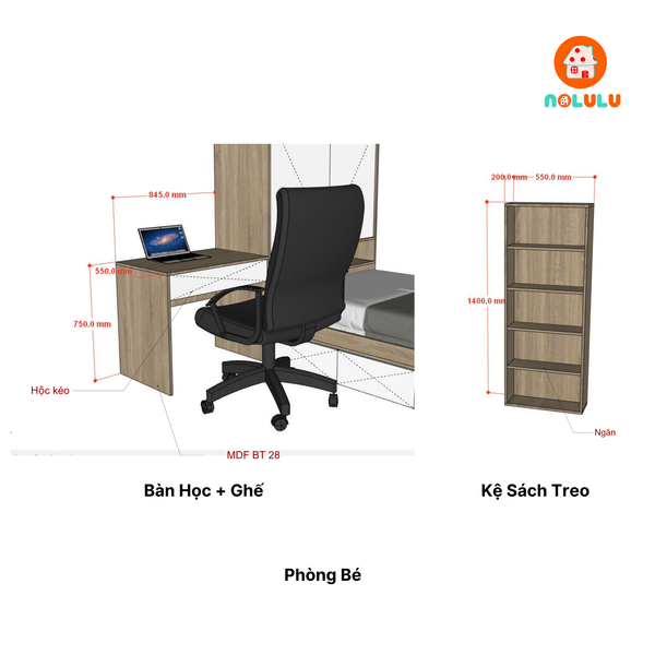 Thiết Kế Thi Công Nội Thất Căn Hộ EhomeS Nam Sài Gòn - Bình Chánh