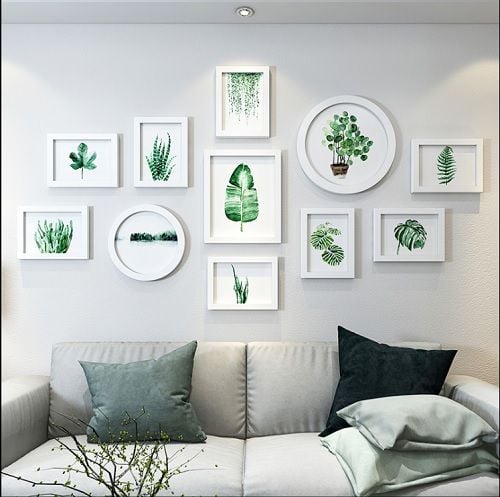 Bộ khung ảnh treo tường 5 khung WK14 có ảnh M2 đẹp hợp phong thủy