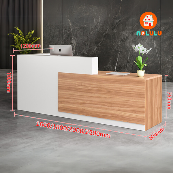 Quầy lễ tân hiện đại cho văn phòng Nolulu - QLT10