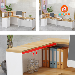Quầy lễ tân hiện đại cho văn phòng Nolulu - QLT01