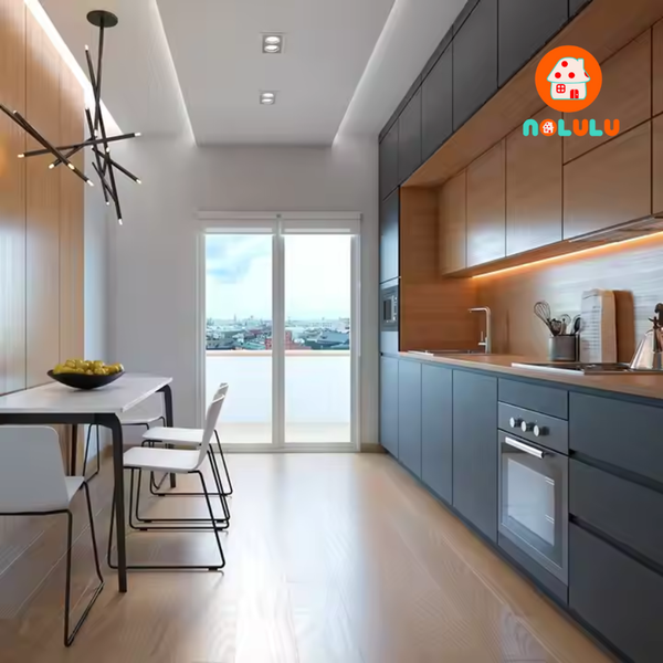 Mẫu tủ bếp cao và hiện đại Nolulu - PB022