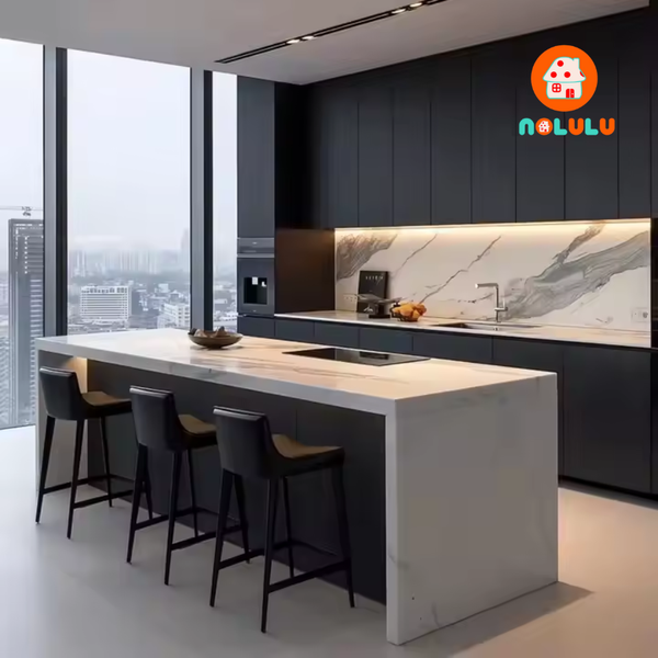 Mẫu tủ bếp cao và hiện đại Nolulu - PB023