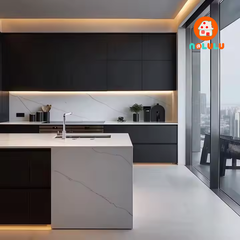 Mẫu tủ bếp cao và hiện đại Nolulu - PB023