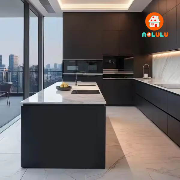 Mẫu tủ bếp cao và hiện đại Nolulu - PB023