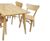 Bộ Bàn Ăn WHITE ASH 4 Ghế (Tự Nhiên)