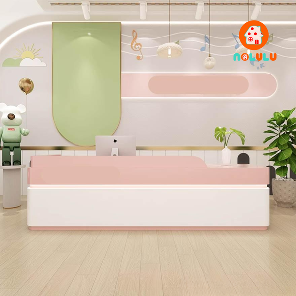 Quầy lễ tân hiện đại cho văn phòng Nolulu - QLT02