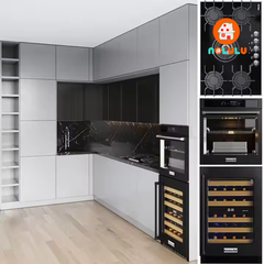 Mẫu tủ bếp cao và hiện đại Nolulu - PB003