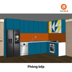 Thiết Kế Thi Công Nội Thất Phòng Bếp Cao Cấp Tại Vinhomes Grand Park Quận 9