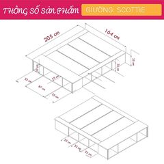 Giường ngủ phòng bé Shatex