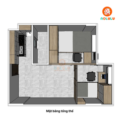 Thiết Kế Thi Công Nội Thất Căn Hộ EhomeS Nam Sài Gòn - Bình Chánh