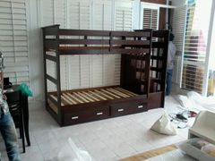 Giường 3 Tầng ALI Gỗ Tự Nhiên (1m-1m-1m)