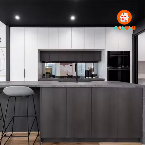 Mẫu tủ bếp cao và hiện đại Nolulu - PB005