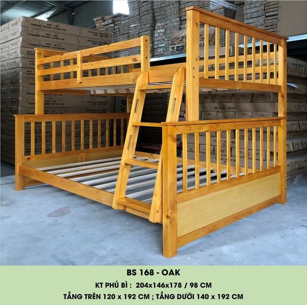 Giường Tầng K. Bed Đủ Kích Thước 1m2 - 1m4 - 1m6