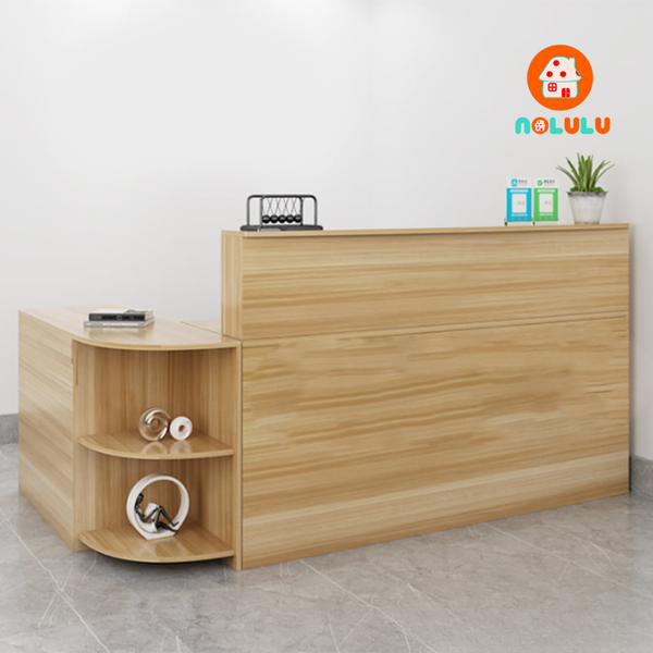 Quầy lễ tân hiện đại cho văn phòng Nolulu - QLT03