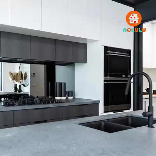 Mẫu tủ bếp cao và hiện đại Nolulu - PB005