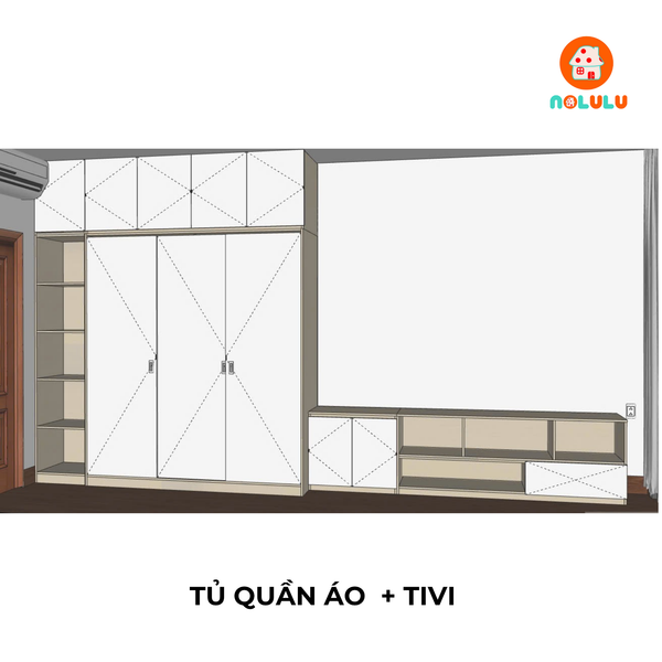 Nội Thất Phòng Ngủ Nhà Phố Hiện Đại Tại Tân Bình