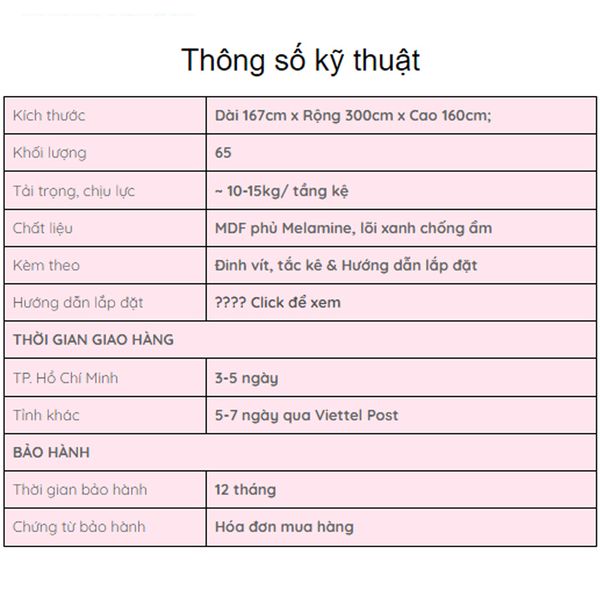 Kệ trang trí phòng khách hiện đại Nolulu - KPK002