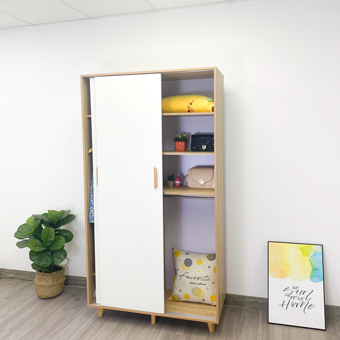 Tủ Quần Áo B100 Cánh Lùa Cao Cấp