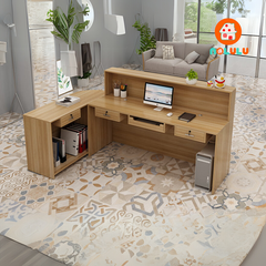 Quầy lễ tân hiện đại cho văn phòng Nolulu - QLT03