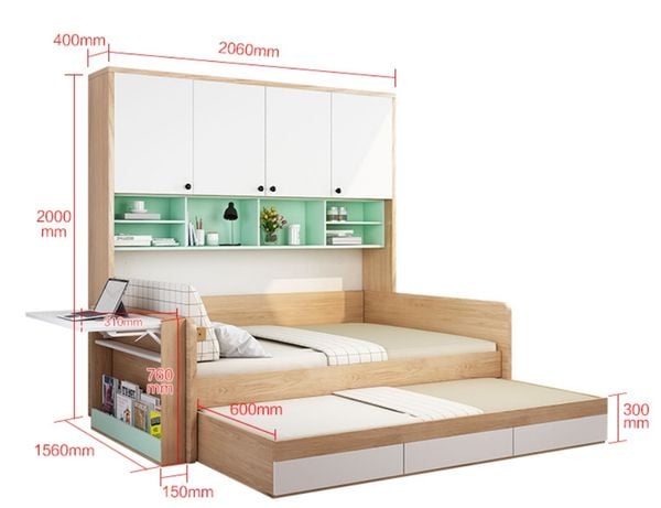 Giường Ngủ Thông Minh Đa Chức Năng GN394