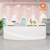 Quầy lễ tân hiện đại cho văn phòng Nolulu - QLT04