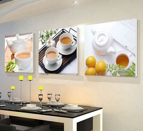 Bộ Tranh Ấm Trà 02 (3 Bức)