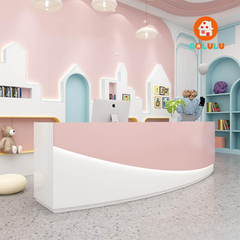 Quầy lễ tân hiện đại cho văn phòng Nolulu - QLT04