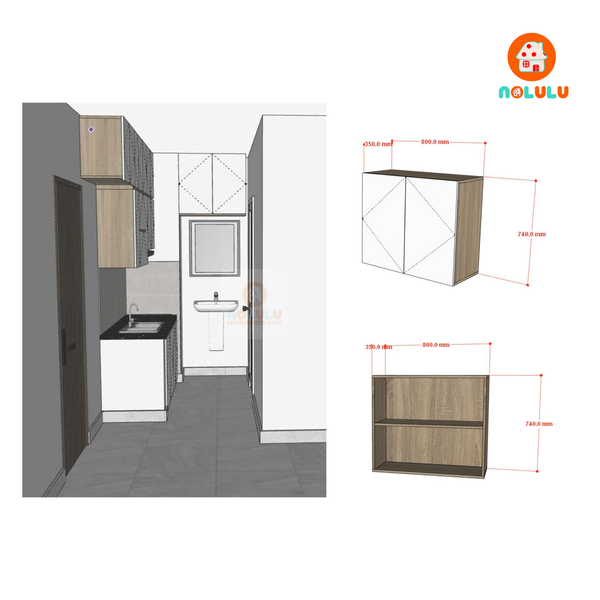 Thiết Kế Thi Công Nội Thất Căn Hộ EhomeS Nam Sài Gòn - Bình Chánh