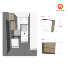 Thiết Kế Thi Công Nội Thất Căn Hộ EhomeS Nam Sài Gòn - Bình Chánh