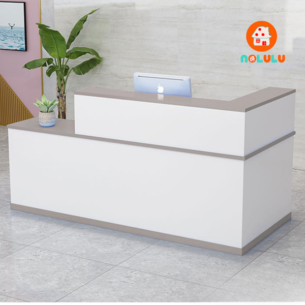 Quầy lễ tân hiện đại cho văn phòng Nolulu - QLT01