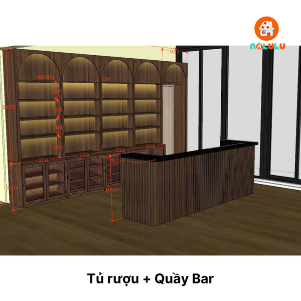 Thiết Kế Thi Công Nội Thất Phòng Bếp Cao Cấp Tại Vinhomes Grand Park Quận 9