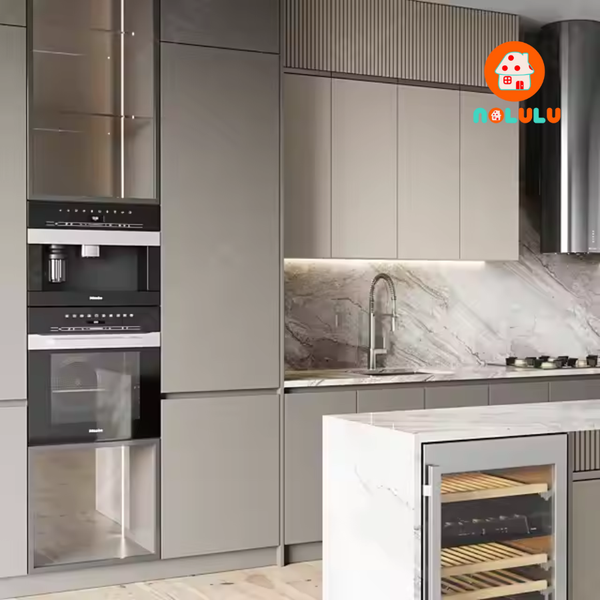 Mẫu tủ bếp cao và hiện đại Nolulu - PB001