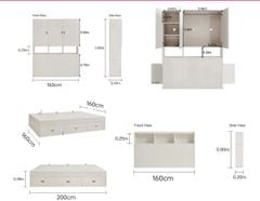 Giường Ngủ Thông Minh Kết Hợp Tủ Đồ GN-N11