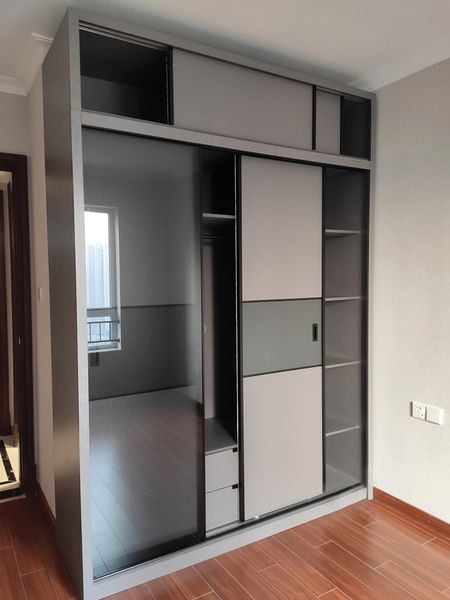 Tủ quần áo cánh lùa hiện đại DTA01